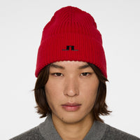 J.Lindeberg Golf Beanie - Joan Merino - Barbados Cherry PS26