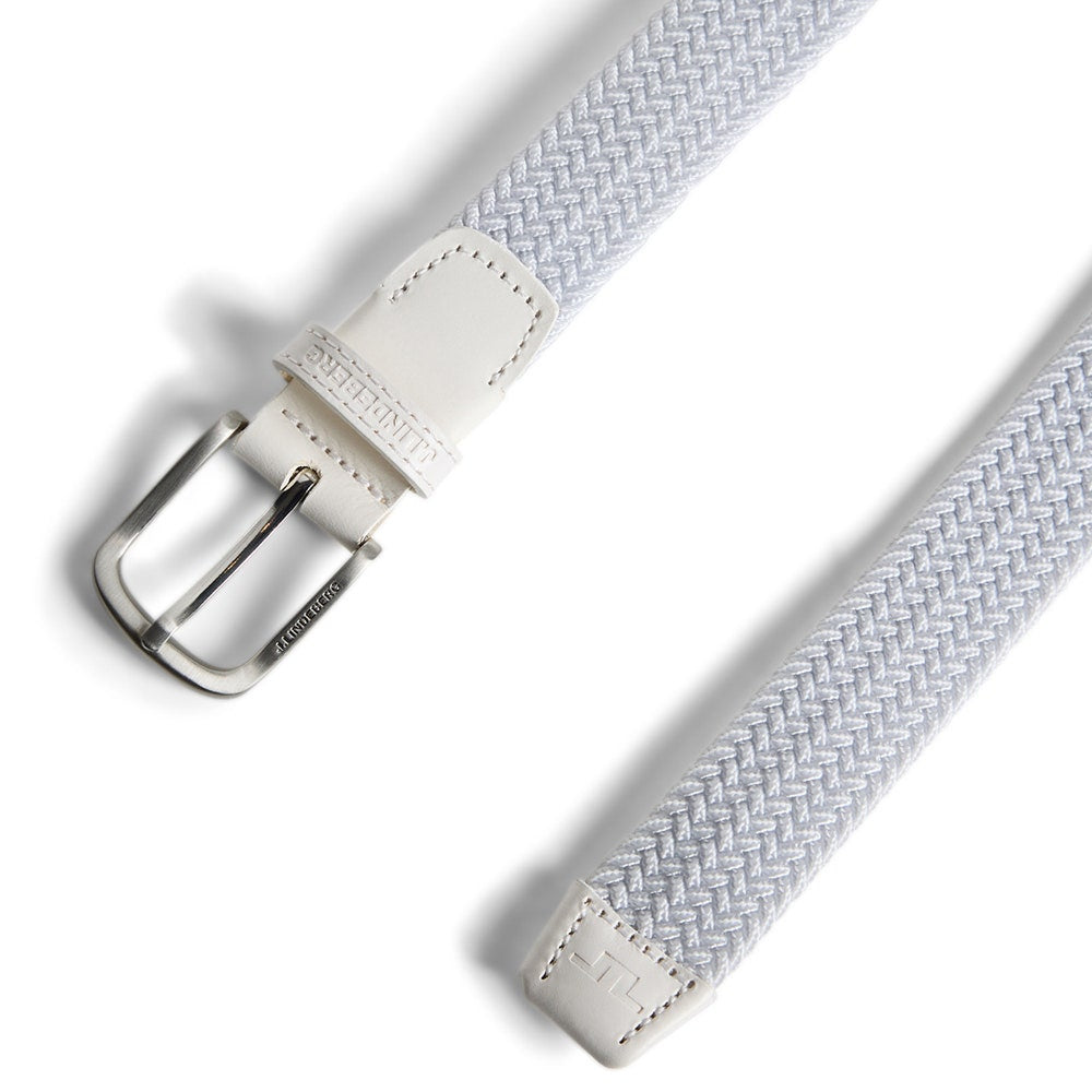 J.Lindeberg Golf Belt - Benny Woven 3cm - White SS26
