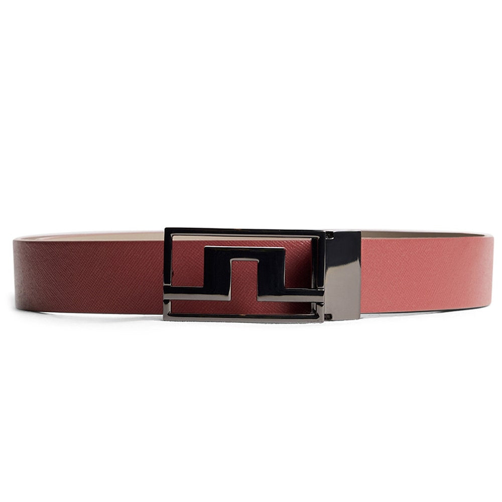 J.Lindeberg Golf Belt - Slater Reversible 3cm - Apple Butter SS26