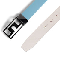 J.Lindeberg Golf Belt - Slater Reversible 3cm - Forget-Me-Not SS26