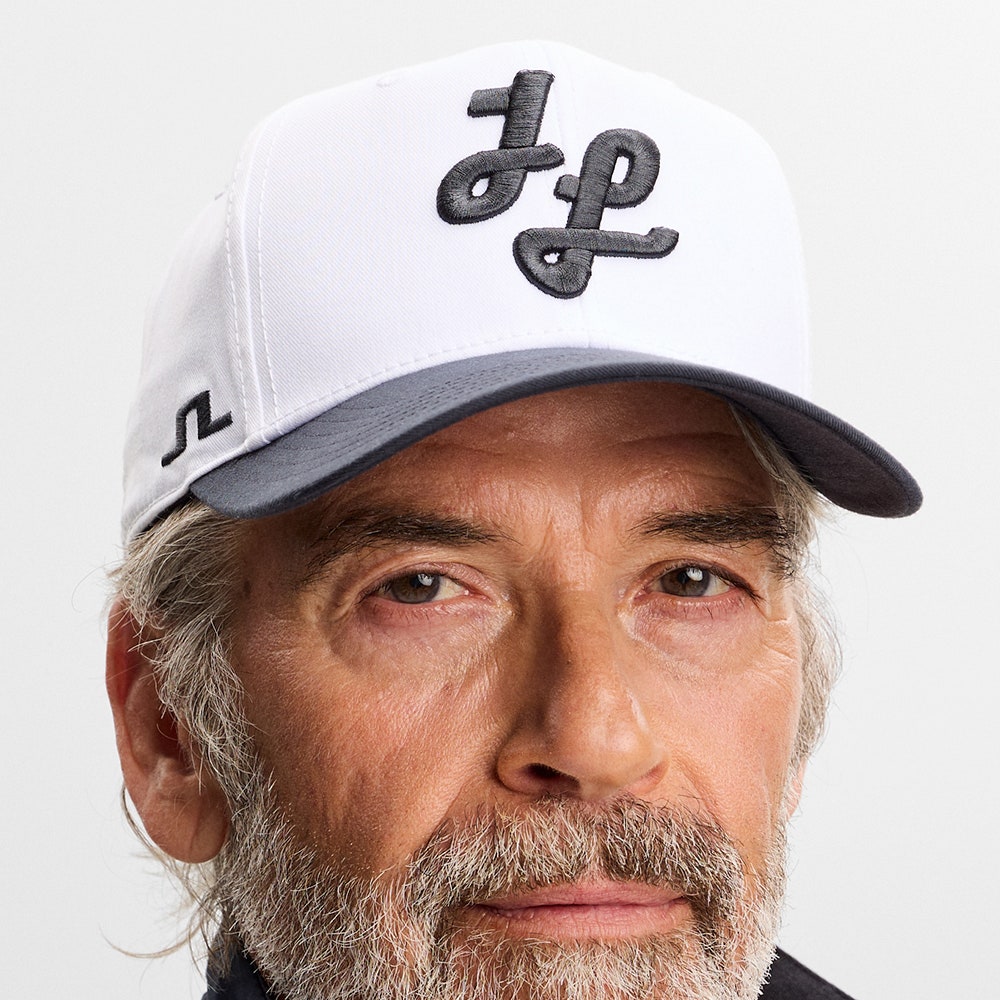 J.Lindeberg Golf Cap - Boyd Two Tone - White AW26
