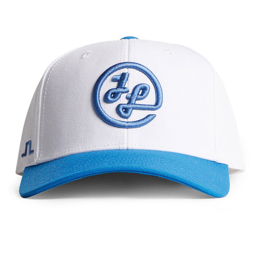 J.Lindeberg Golf Cap - Caddie Two Tone Snapback - White SS26