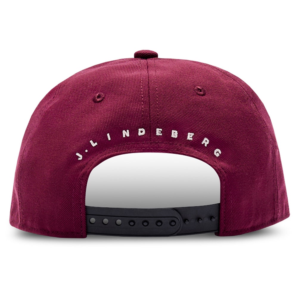 J.Lindeberg Golf Cap - Cyrus Flat Bill - Winetasting AW26