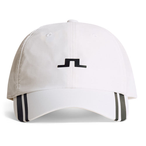 J.Lindeberg Golf Cap - Felix Stripe - White PS26