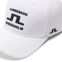J.Lindeberg Golf Cap - JL Pro Cap - White AW26
