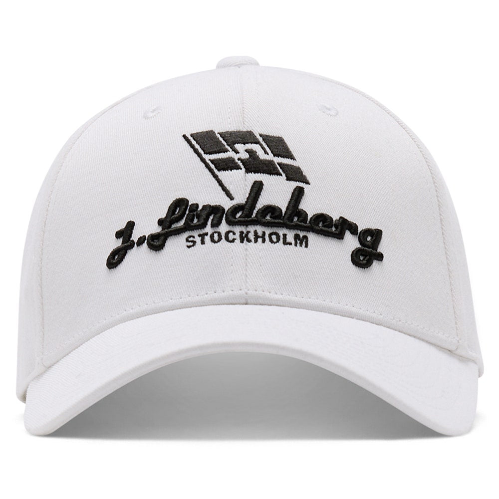 J.Lindeberg Golf Cap - Travers Stretch - White AW26