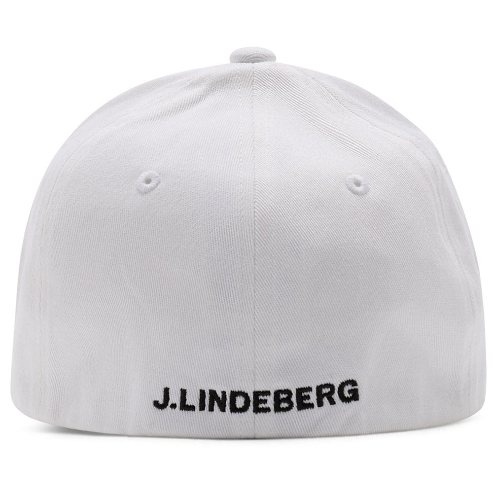 J.Lindeberg Golf Cap - Travers Stretch - White AW26
