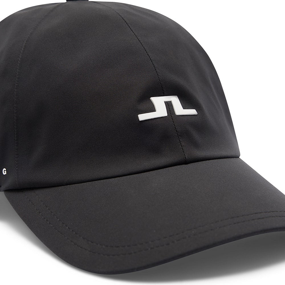 J.Lindeberg Golf Cap - Vinny Waterproof - Black AW26