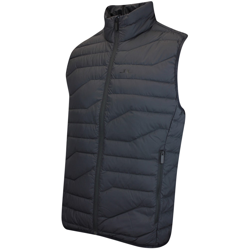 J.Lindeberg Golf Gilet - Cliff Light Down Vest - Black AW24