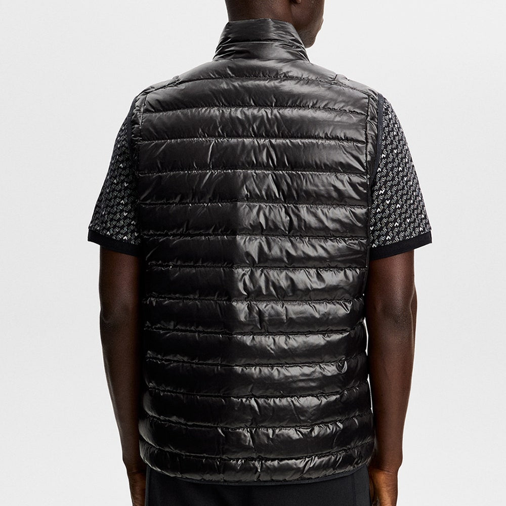 J.Lindeberg Golf Gilet - Oden Light Down Vest - Black AW26