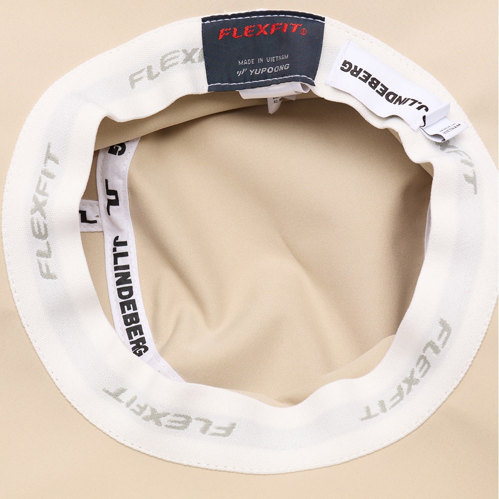 J.Lindeberg Golf Hat - Tour Flexfit Bucket - Moonbeam AW26