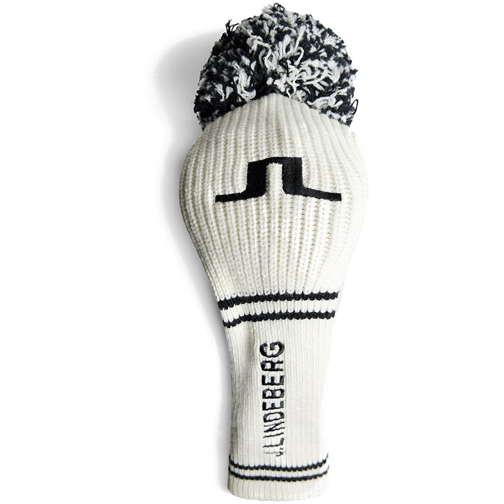 J.Lindeberg Golf Headcover - Driver Knitted - White SS25