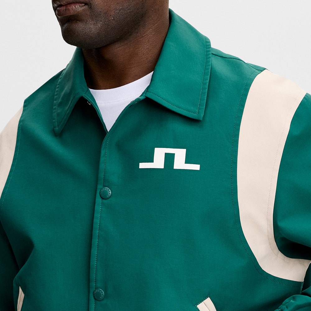 J.Lindeberg Golf Jacket - Bridger Tour Jacket - Forest Biome SS26