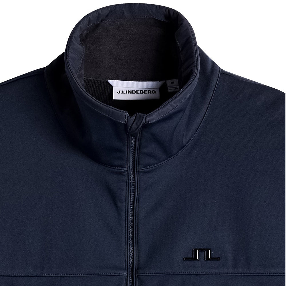 J.Lindeberg Golf Jacket - Johnny Softshell FZ - JL Navy AW26