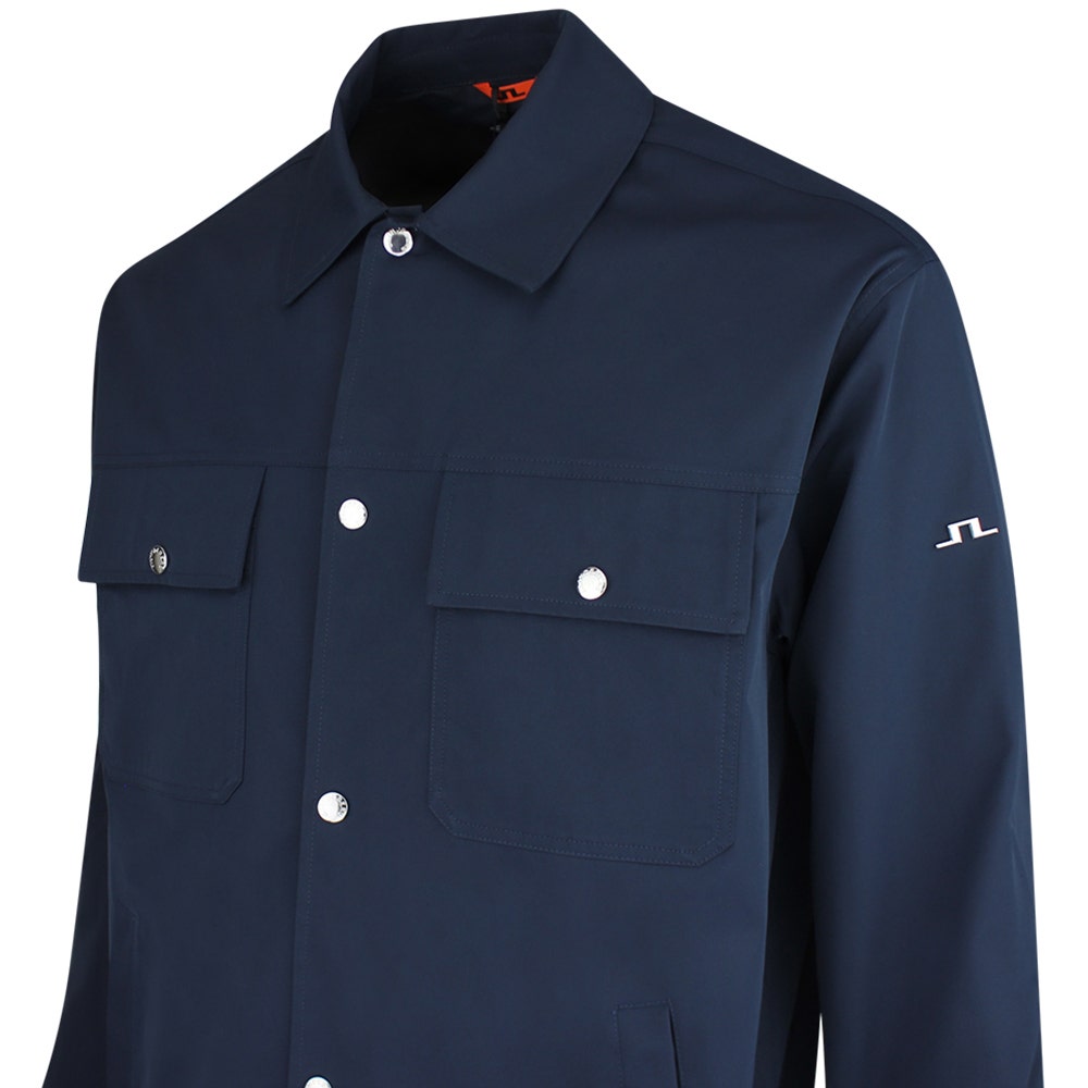 J.Lindeberg Golf Jacket - Shaley Overshirt - JL Navy SS26
