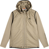 J.Lindeberg Golf Jacket - Solarcore Hybrid FZ - Brindle AW26