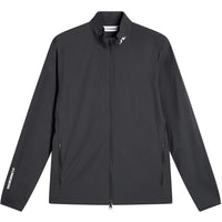 J.Lindeberg Golf Jacket - Tour Tech Packable FZ - Black AW26
