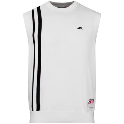 J.Lindeberg Golf Jumper - 30Y Wallis Knit Vest - White SH26