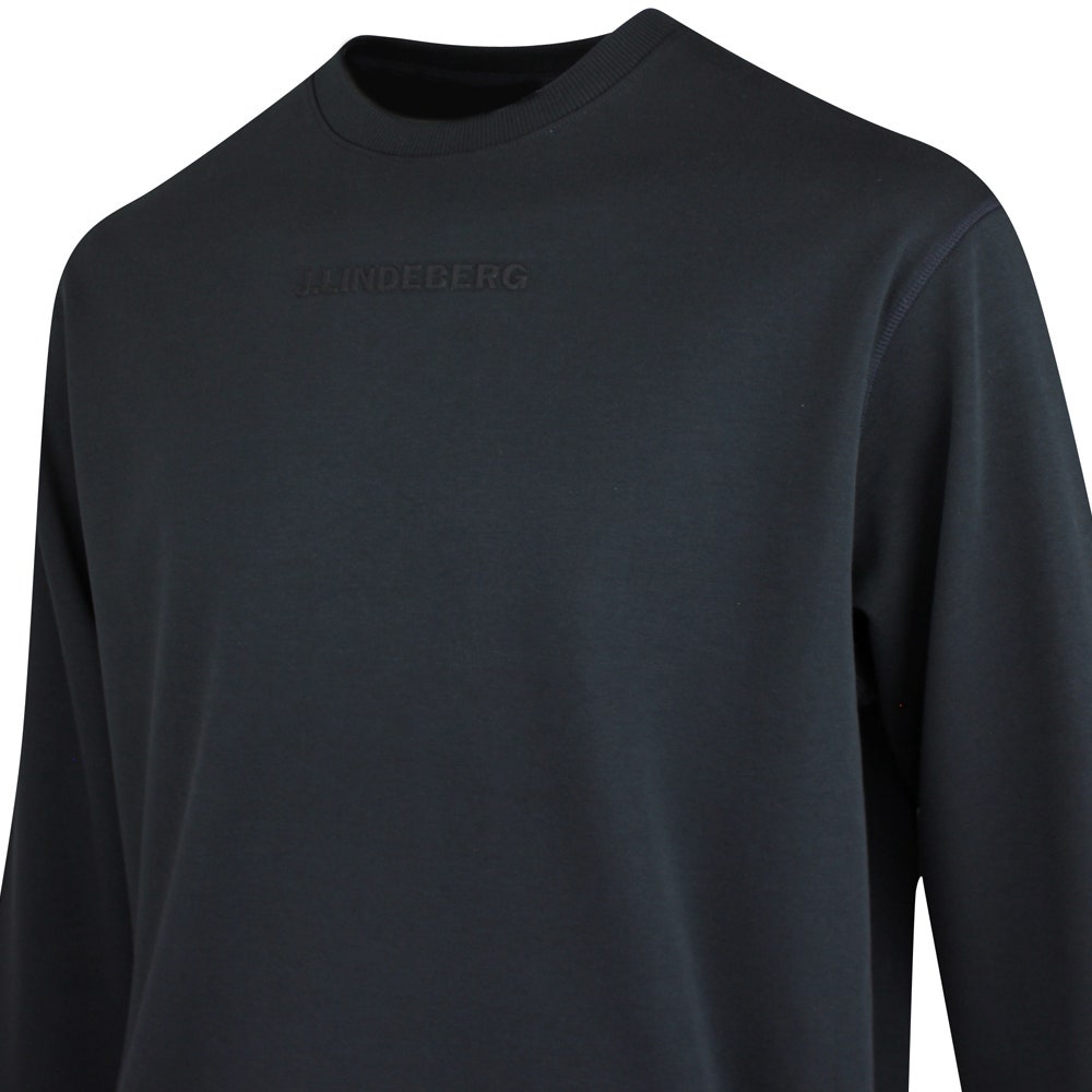 J.Lindeberg Golf Jumper - Club Crew Neck - Black SS26
