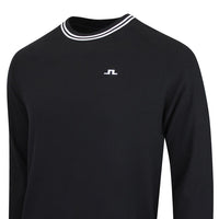 J.Lindeberg Golf Jumper - Kenny Windbreaker Knit - Black AW26