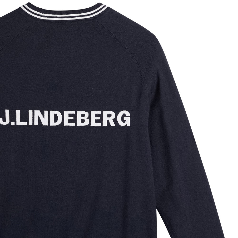 J.Lindeberg Golf Jumper - Kenny Windbreaker Knit - JL Navy AW26