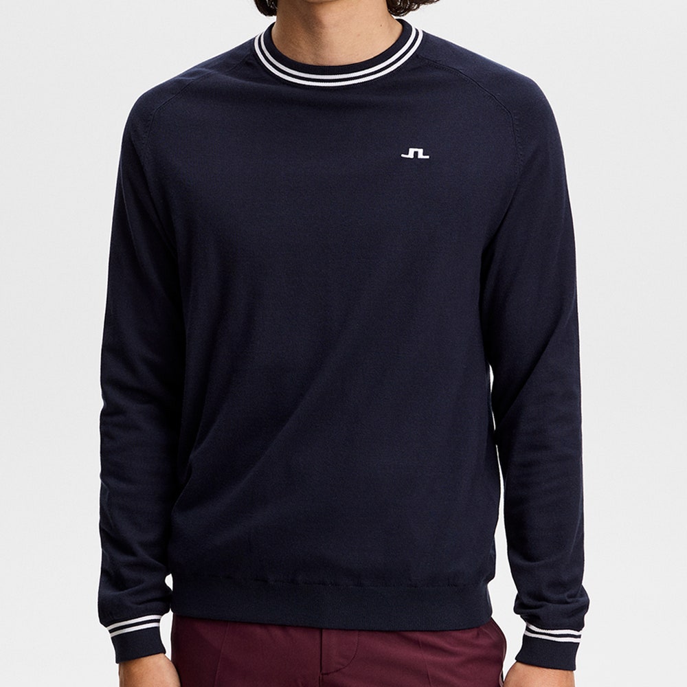 J.Lindeberg Golf Jumper - Kenny Windbreaker Knit - JL Navy AW26