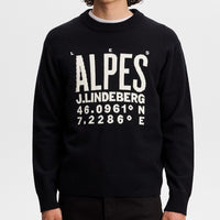 J.Lindeberg Golf Jumper - William Knitted Sweater - Black AW26