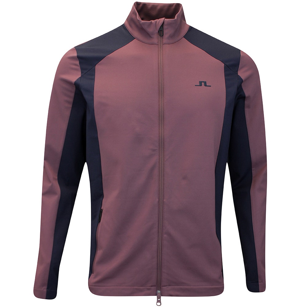 J.Lindeberg Golf Mid Layer - Banks FZ Mid - Huckleberry AW25