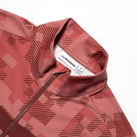 J.Lindeberg Golf Mid Layer - Bridger M Tour 26 Print FZ - Pink SS26