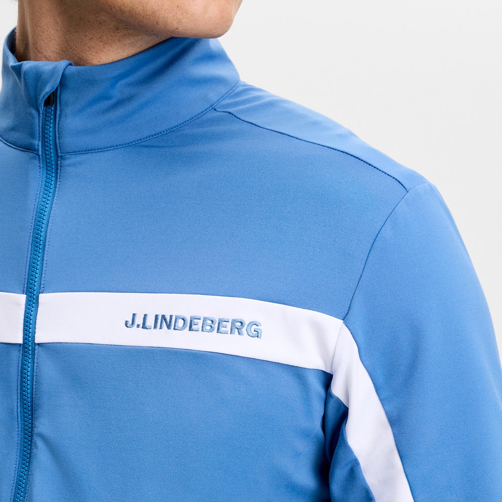 J.Lindeberg Golf Mid Layer - Jarvis FZ - Federal Blue SS26
