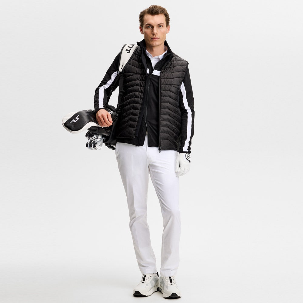 J.Lindeberg Golf Mid Layer - Jarvis FZ Mid - Black AW26