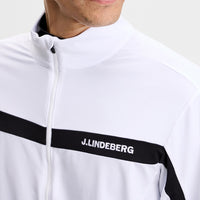 J.Lindeberg Golf Mid Layer - Jarvis FZ Mid - White AW26