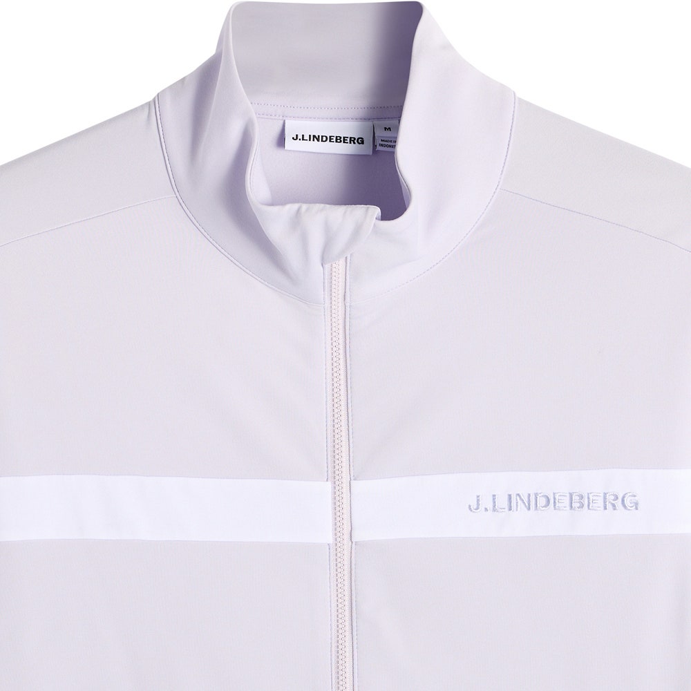 J.Lindeberg Golf Mid Layer - Jarvis FZ - Purple Heather AW26