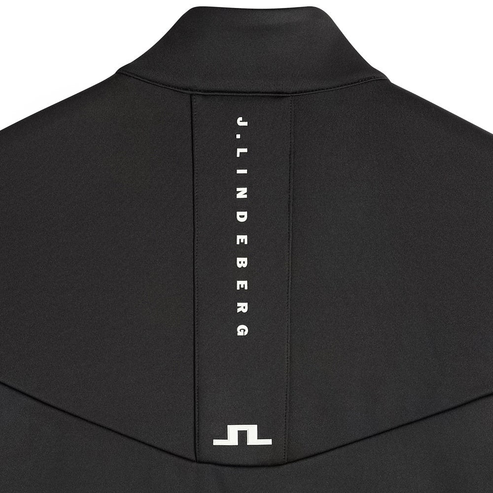 J.Lindeberg Golf Mid Layer - Maclean HZ Mid - Black AW26