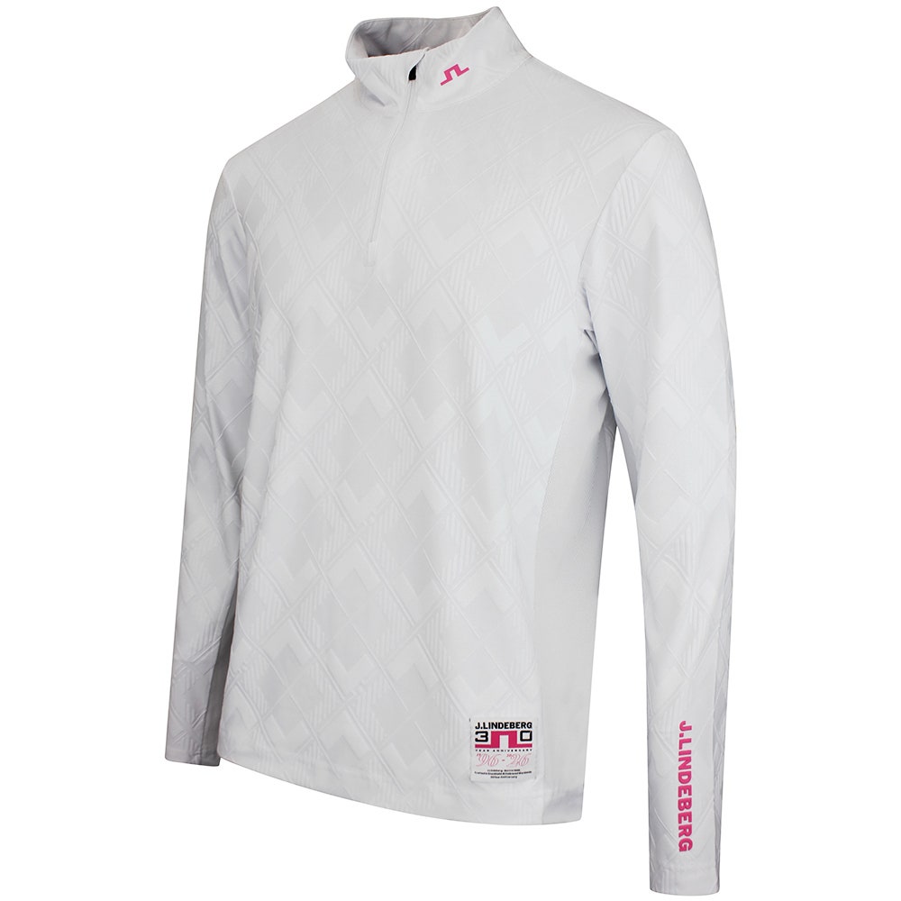J.Lindeberg Golf Pullover - 30Y Matthew QZ - White SH26