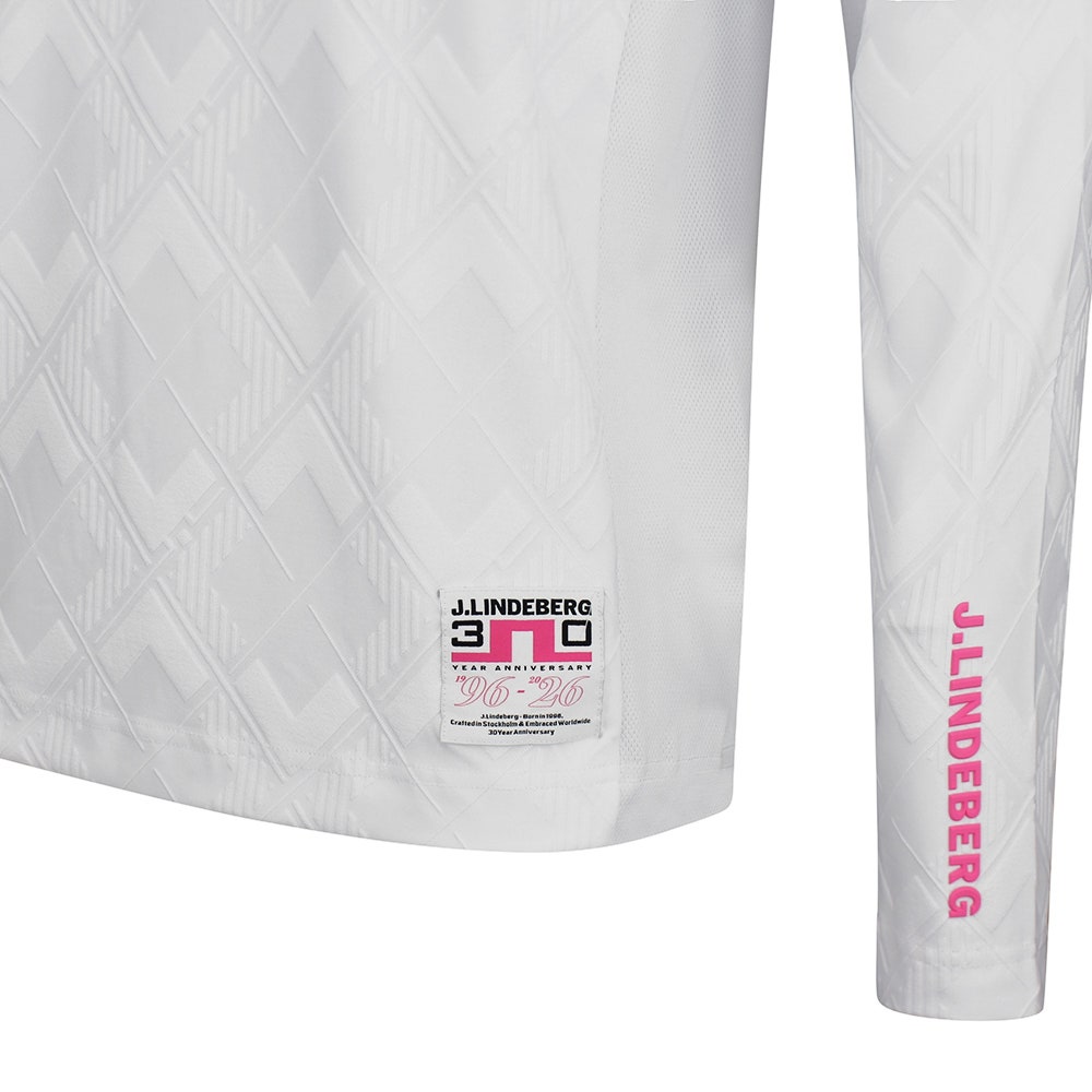 J.Lindeberg Golf Pullover - 30Y Matthew QZ - White SH26