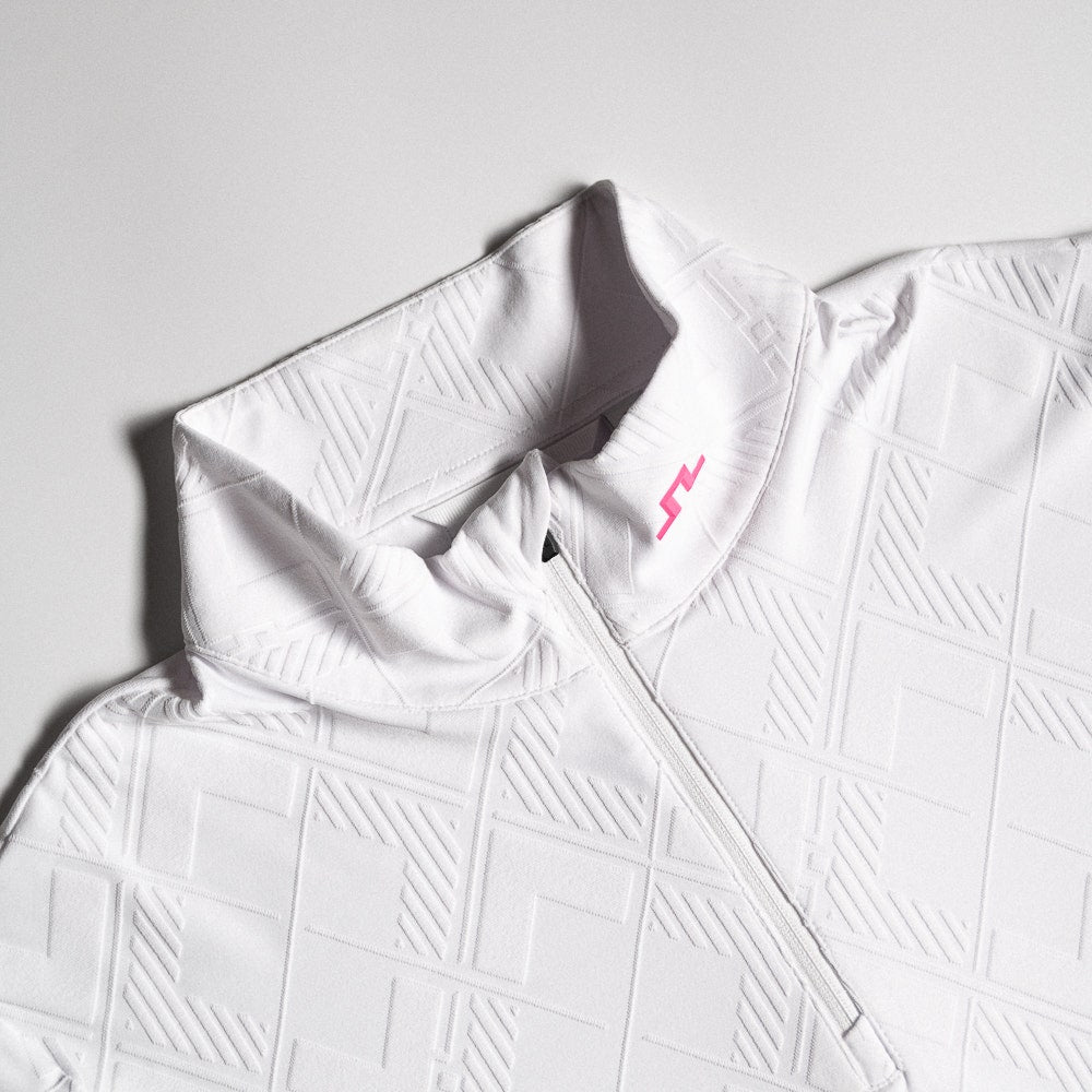 J.Lindeberg Golf Pullover - 30Y Matthew QZ - White SH26