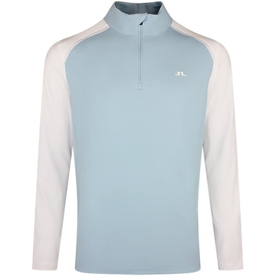 J.Lindeberg Golf Pullover - Blake QZ - Forget-Me-Not SS26