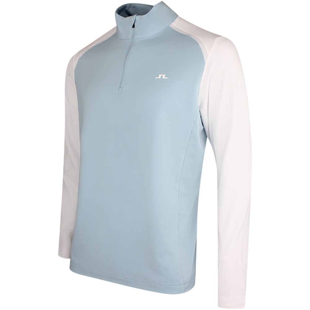 J.Lindeberg Golf Pullover - Blake QZ - Forget-Me-Not SS26