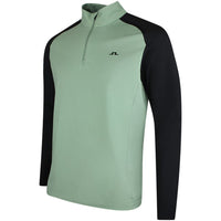 J.Lindeberg Golf Pullover - Blake QZ - Hedge Green SS26