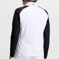 J.Lindeberg Golf Pullover - Blake QZ - White SS26