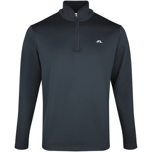 J.Lindeberg Golf Pullover - Clide QZ - Black SS26