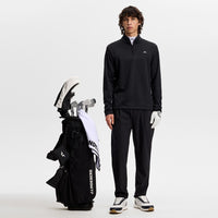 J.Lindeberg Golf Pullover - Clide QZ - Black SS26
