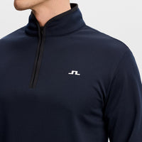 J.Lindeberg Golf Pullover - Clide QZ - JL Navy SS26
