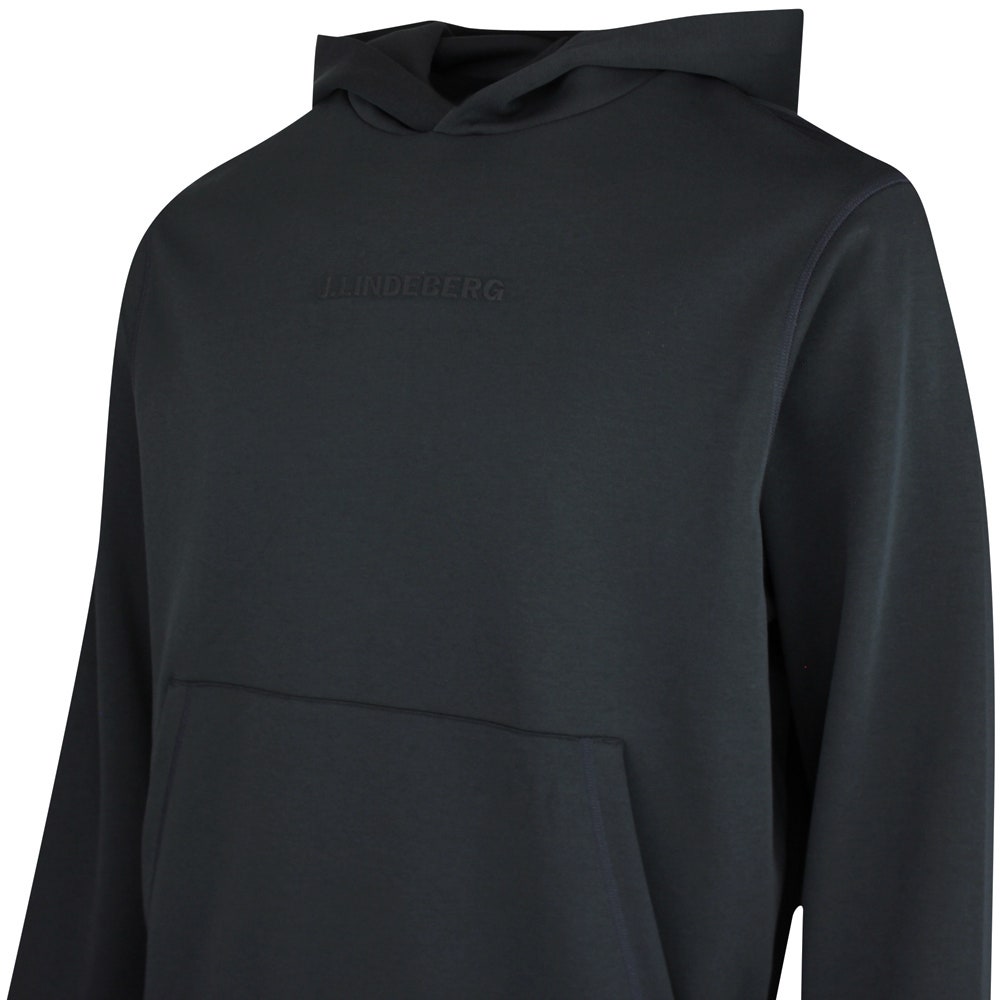 J.Lindeberg Golf Pullover - Club Hoodie - Black SS26