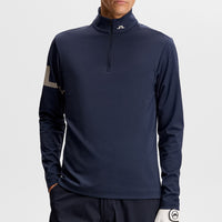 J.Lindeberg Golf Pullover - Heath Strike QZ - JL Navy SS26