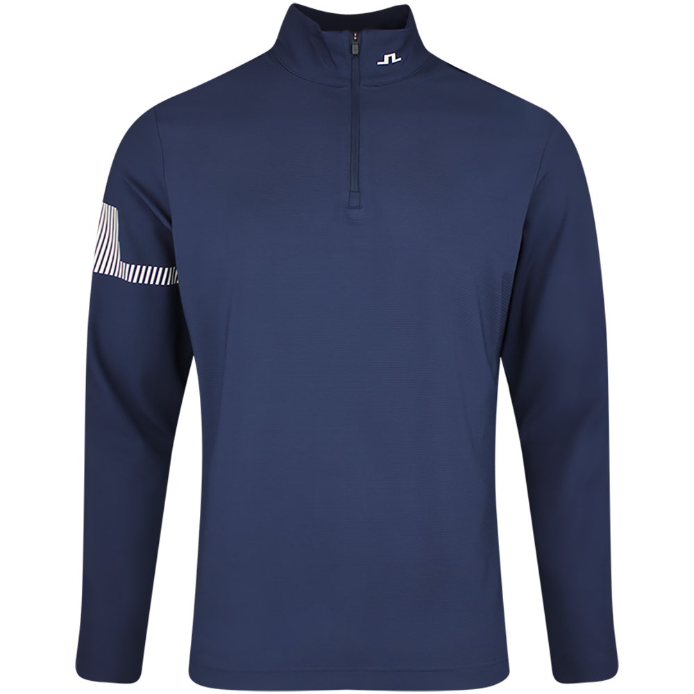 J.Lindeberg Golf Pullover - Heath Strike QZ - JL Navy SS26