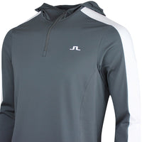 J.Lindeberg Golf Pullover - Jersey QZ Hoodie - Asphalt PS26