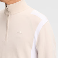 J.Lindeberg Golf Pullover - Kendrick Knitted QZ - Moonbeam SS26