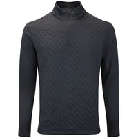 J.Lindeberg Golf Pullover - Lassy QZ Mid - Black AW26